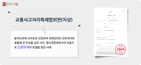 교통사고처리특례법위반 집행유예