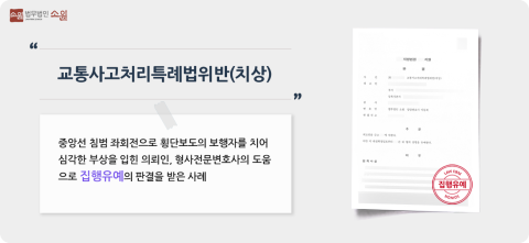 교통사고치상 집행유예